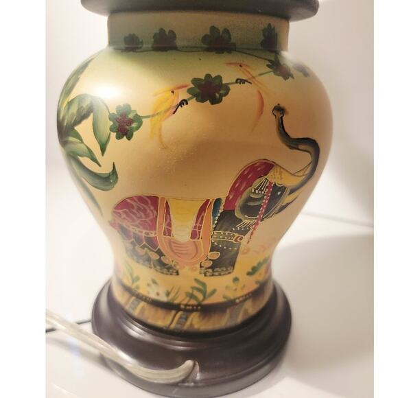 Safari Table Lamp & Shade Upscale Kid Room Elephant Jungle Theme Decor Small 18" - Picture 5 of 14